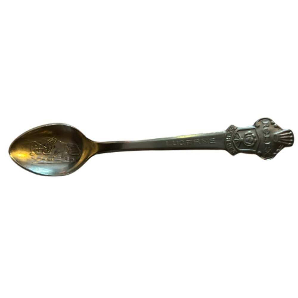 Vintage c.1960-70s Rolex Bucherer Watches Lucerne, Switzerland Collectors Spoon